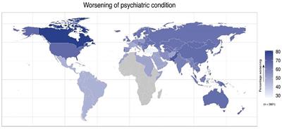 Worsening of Preexisting Psychiatric Conditions During the COVID-19 Pandemic